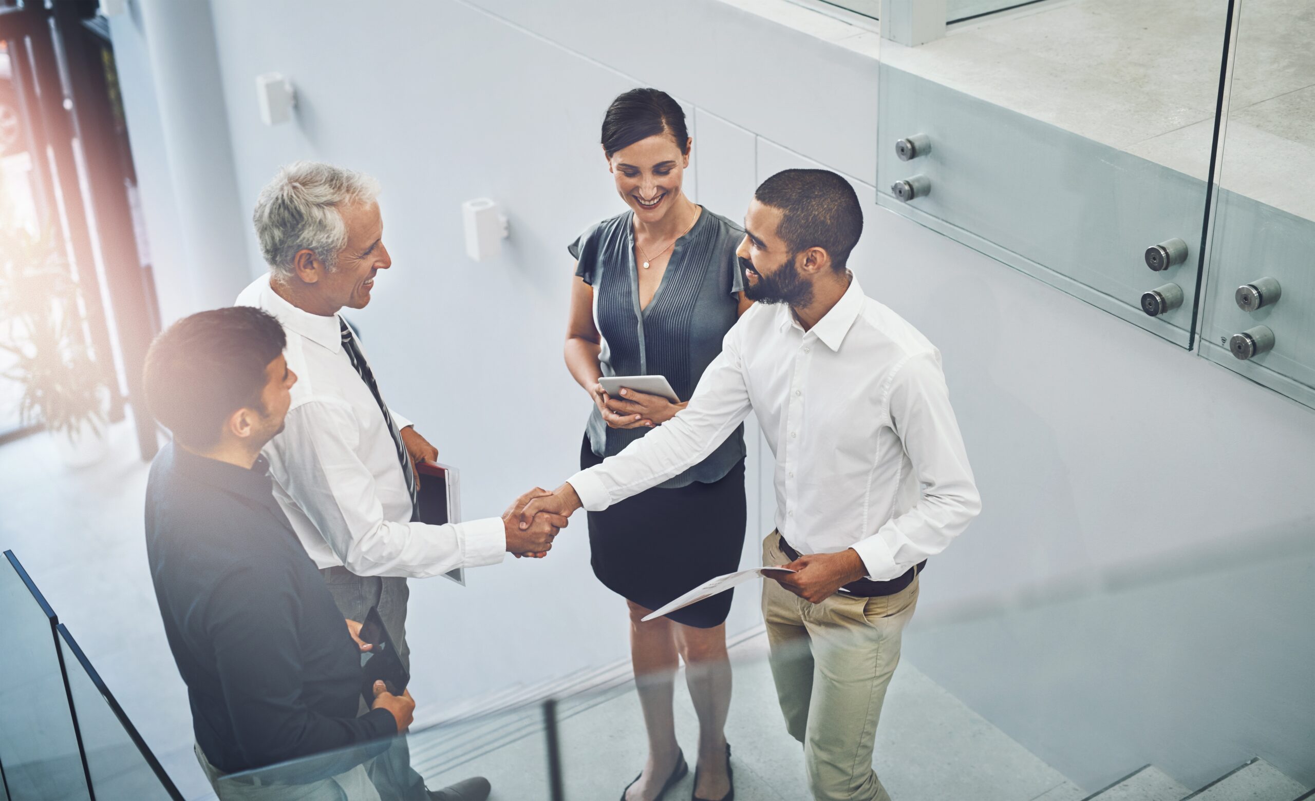 face-to-face sales meeting